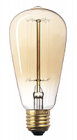 Лампа накаливания JazzWay RETRO ST64 Цилиндр Е27 220В 40Вт 400Лм 2700К 64х139мм картинка 